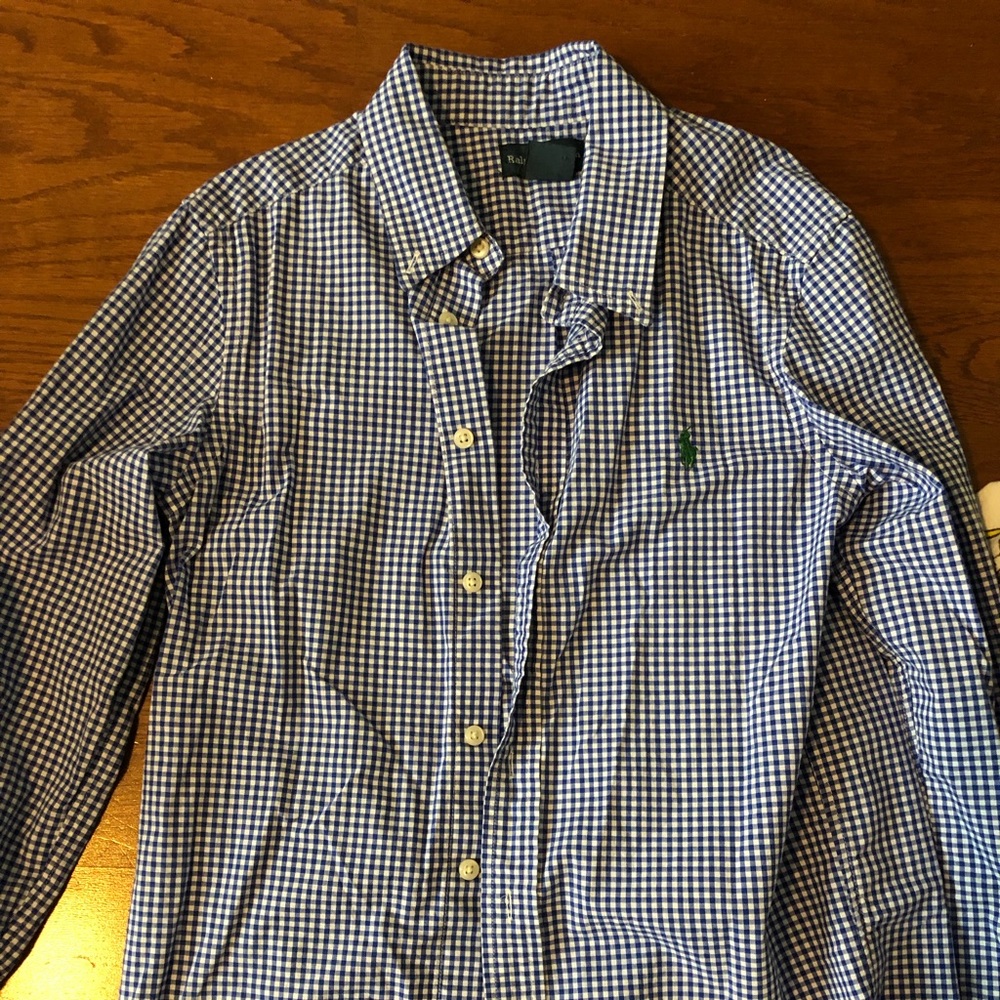 Boys polo Ralph Lauren buttondown shirt! 10/12